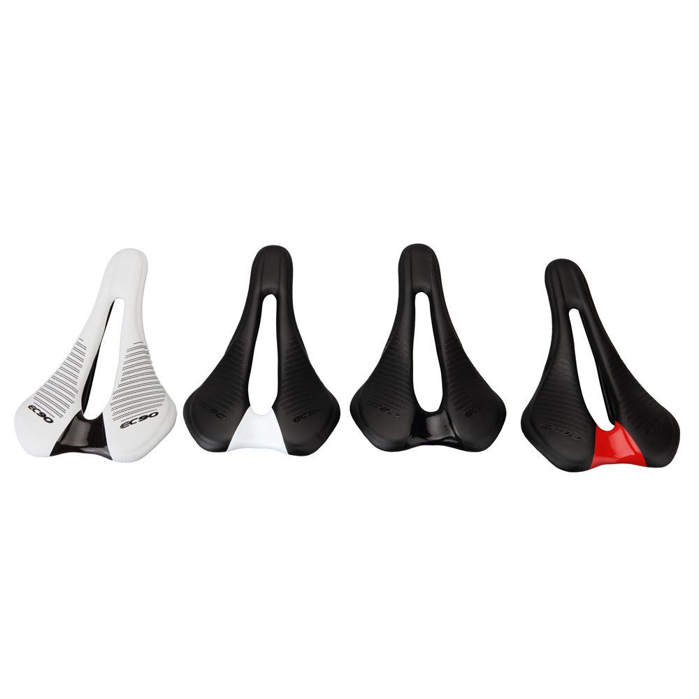 Road Bike Saddles PU Ultralight Breathable Comfortable Seat Cushion Bike Racing Saddle Superflow Road Bike Saddle High Performance And Comfortable Lightweight Sport Road Bike Seat