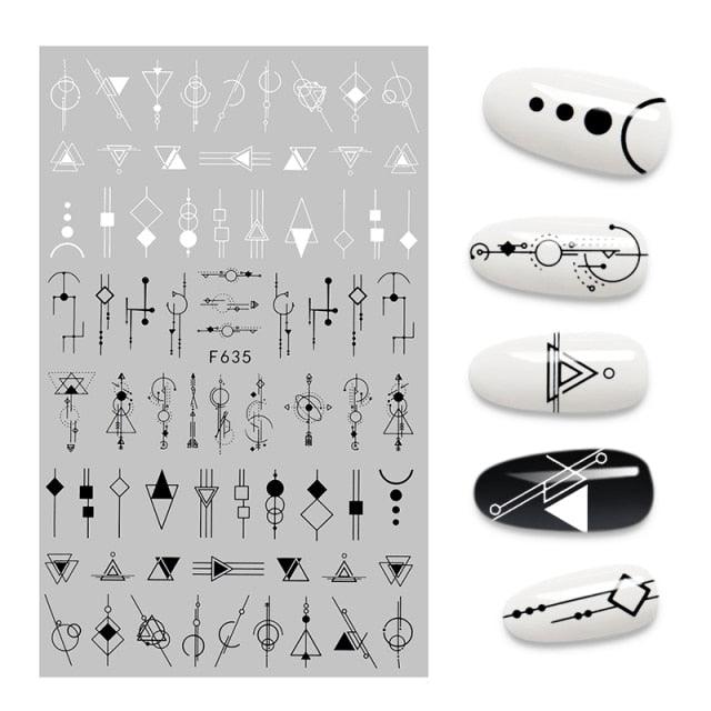 The New 3D Nail Sticker Cool English Letter stickers for nail Foil Love Heart Design Fashion Manicure Stickers Girls Manicure Decoration Nail Art Supplies 3D Self-Adhesive Nail Decals Designer Nail Stickers for Acrylic Nails