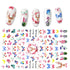 The New 3D Nail Sticker Cool English Letter stickers for nail Foil Love Heart Design Fashion Manicure Stickers Girls Manicure Decoration Nail Art Supplies 3D Self-Adhesive Nail Decals Designer Nail Stickers for Acrylic Nails