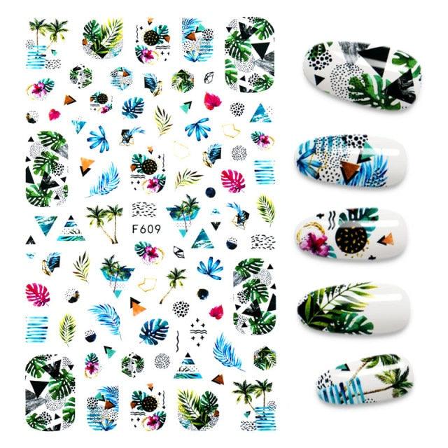 The New 3D Nail Sticker Cool English Letter stickers for nail Foil Love Heart Design Fashion Manicure Stickers Girls Manicure Decoration Nail Art Supplies 3D Self-Adhesive Nail Decals Designer Nail Stickers for Acrylic Nails