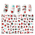 The New 3D Nail Sticker Cool English Letter stickers for nail Foil Love Heart Design Fashion Manicure Stickers Girls Manicure Decoration Nail Art Supplies 3D Self-Adhesive Nail Decals Designer Nail Stickers for Acrylic Nails