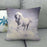 Horse Print Throw Pillow Covers Decorative Pillowcase Square Cushion Covers For Home Sofa Bedroom Livingroom Throw Pillow Covers Horse Herd Run in Desert Sand Storm Against Dramatic Sky Decor Linen Pillow Cases 45X45CM