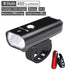 Waterproof Bicycle Light Smart Front Lamp Headlight With Horn USB Rechargeable LED Cycling Flashlight Bicycle Lights Set Powerful Lumens LED Bike Front For Adults Road Cycling Safety Flashlight