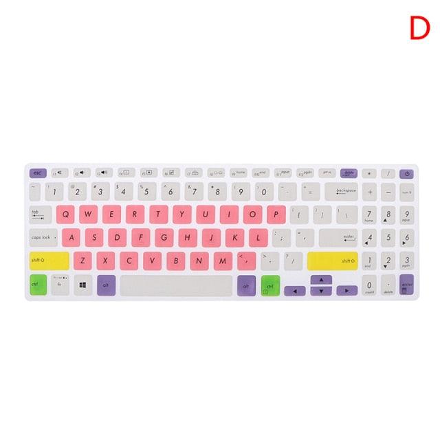 15.6 inch Notebook Laptop Keyboard Cover Protector Keyboard Skin Protector For Gaming Lovers Perfect Fit Silicone Skin Keyboard Covers For Laptops