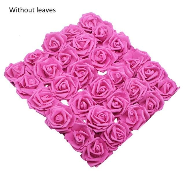 New Artificial 10/20/30 Heads 8cm PE Foam Rose Flowers Bride Bouquet Flower For Wedding Party Decorative Scrapbooking Flower Silk Roses for Wedding Centerpieces Bridal Show Bouquets Party Home Flowers Decoration