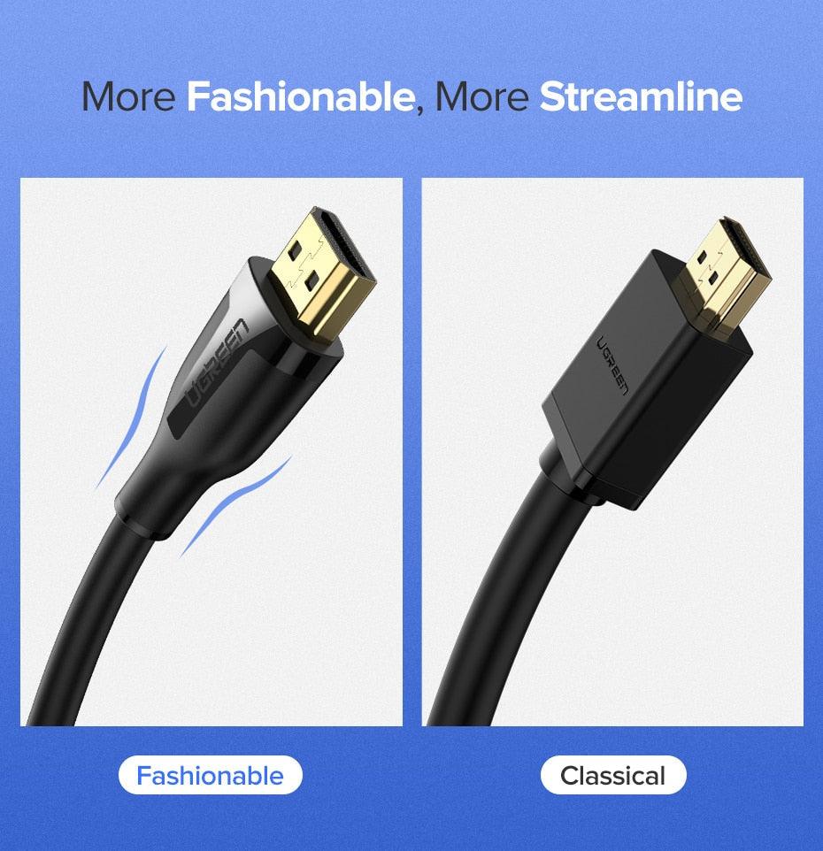 HDMI Cable 4K 2.0 Cable Splitter Switch Box HDMI To HDMI Cable 60Hz Video Audio Cable Ultra High Speed Gold Plated Connectors HDMI 4K For Mobile Phone TV Gaming