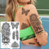 53 Sheets Black Lace Temporary Tattoos Sticker Butterfly Flower Fake Tatoo Sticker Sexy Black Henna Temporary Tattoos For Women - STEVVEX Beauty - 103, Animal Tattoo, Arm Tattoo, Back Tattoo, Beauty, Big Tattoo, Black Tattoos, Body Tattoo, Fashion Tattoo, Girls Tattoo, Large Black Tattoo, Leg Tattoo, Luxury Tattoo, Sketch Tattoo, Stylish Tattoo, Tattoo, Waterproof Tattoo, Wedding Tattoo, Women Tattoo, Womens Tattoo - Stevvex.com