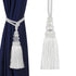 Faux Crystal Beaded Tassels Fringe Curtain Tieback Rope Window Decoration Door Hanging Ball Tassel Accessories Wonderful Curtain Holdbacks Curtains Tiebacks Home Decorative Braided Buckle Fastener Accessories Window Drapery Ball Tassels Tiebacks 50CM