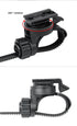 Bicycle Headlight Holder Front LED Lamp Buckle Quick Mount Release Helmet Adaptor Bracket Light Switch 360°Rotation Flashlight Mount Holder Bicycle Cycle Bike Front Torch Mount LED Headlight Holder Clip Clamp Rubber For Diameter Flashlight