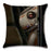 Unique Style Throw Pillow Cover Robot pattern Polyester Linen Cushion cover Decoration For Home House Party Chair Sofa Gift Cute Adorable Cartoon Robot Waving with Robotic Dog Friend Throw Pillow Cover Case Decorative Cushion For Couch Bed