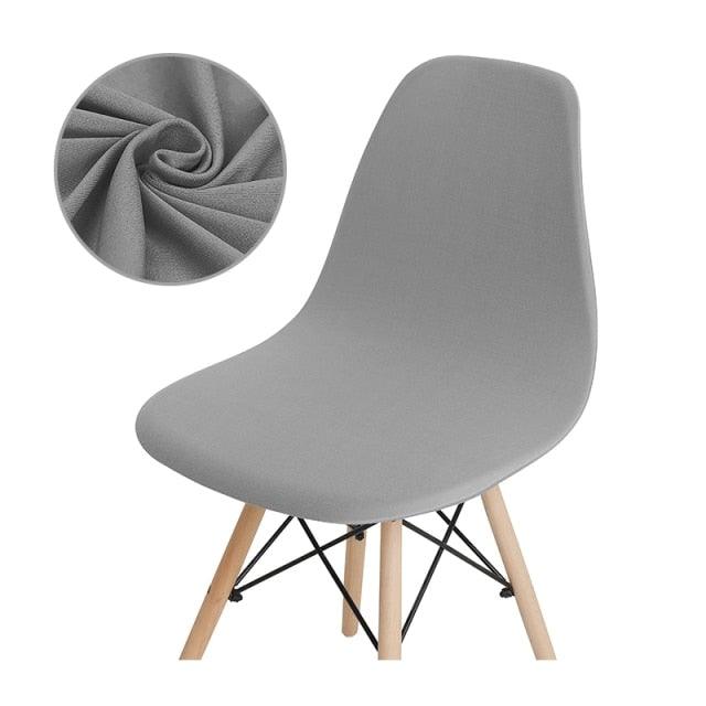 Avangarde Style  Printed Seat Cover For Shell Chair Armless Shell Chair Cover Banquet Home Slipcover Elastic Removable Stretch High Back For Sofa Armchairs