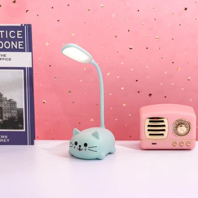 Children Desk Lamp LED Bedside Table Lamp Flexo Balance Light Gooseneck Drawing Iluminaria For Study Badroom Decor Cute Bear Cute Study Lamps for Bedroom Décor