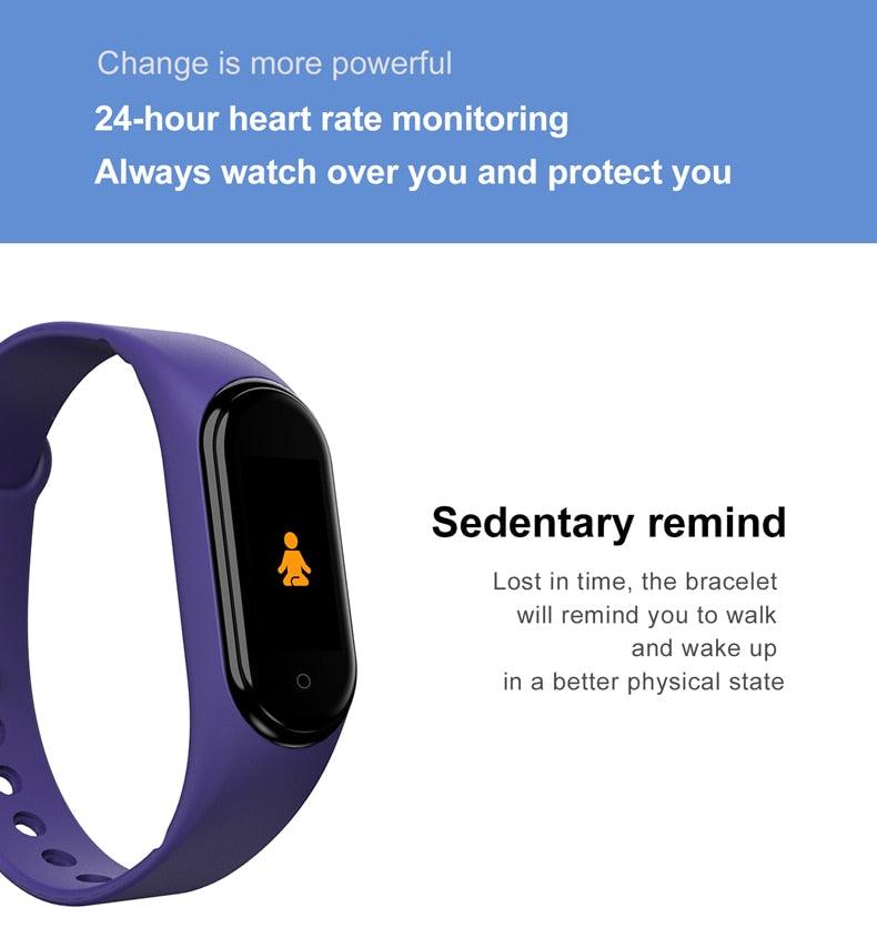 Inteligent Smart Watch Heart Rate Pressure Pedometer Sport Watches Bracelet Electric Sports Watch For Phones Health Smartwatch Heart Rate Monitor Sleep Monitor Waterproof Touch Screen