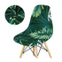 Avangarde Style  Printed Seat Cover For Shell Chair Armless Shell Chair Cover Banquet Home Slipcover Elastic Removable Stretch High Back For Sofa Armchairs