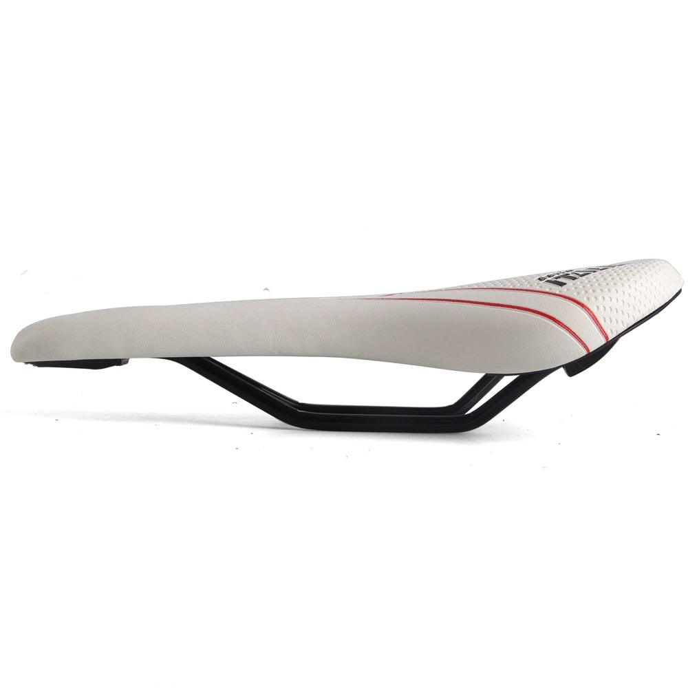 Professional Bicycle Saddle Road Bike Seat Comfortable Hollow Racing Front Cushion Mountain PU Cycling Comfortable Bike Seat Bicycle Saddle Padded Professional Waterproof Road Bike Saddle For Men Riding Bike City Bike