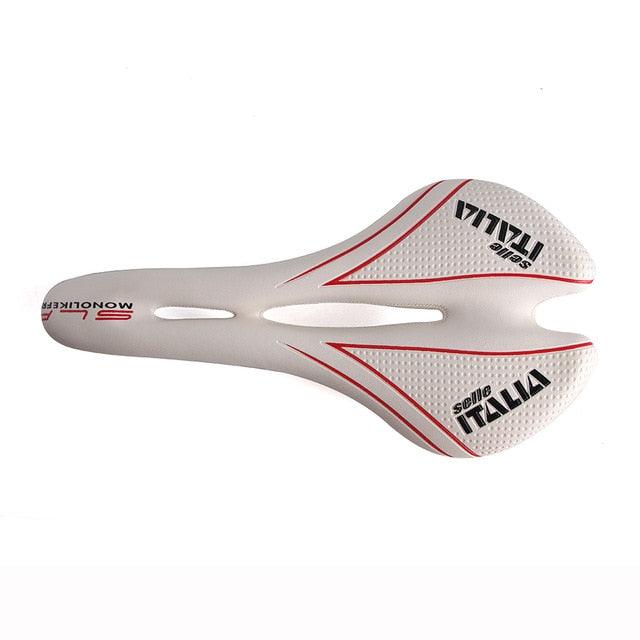 Professional Bicycle Saddle Road Bike Seat Comfortable Hollow Racing Front Cushion Mountain PU Cycling Comfortable Bike Seat Bicycle Saddle Padded Professional Waterproof Road Bike Saddle For Men Riding Bike City Bike