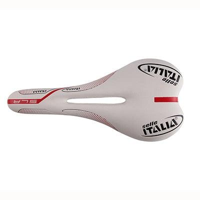 Professional Bicycle Saddle Road Bike Seat Comfortable Hollow Racing Front Cushion Mountain PU Cycling Comfortable Bike Seat Bicycle Saddle Padded Professional Waterproof Road Bike Saddle For Men Riding Bike City Bike