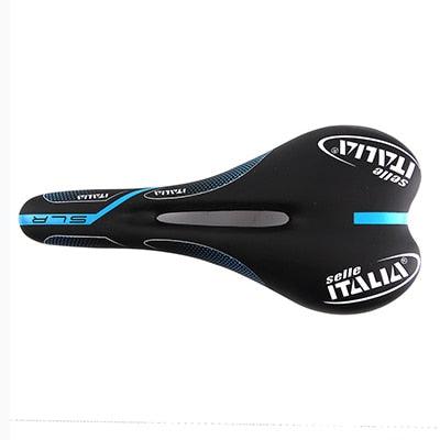 Professional Bicycle Saddle Road Bike Seat Comfortable Hollow Racing Front Cushion Mountain PU Cycling Comfortable Bike Seat Bicycle Saddle Padded Professional Waterproof Road Bike Saddle For Men Riding Bike City Bike