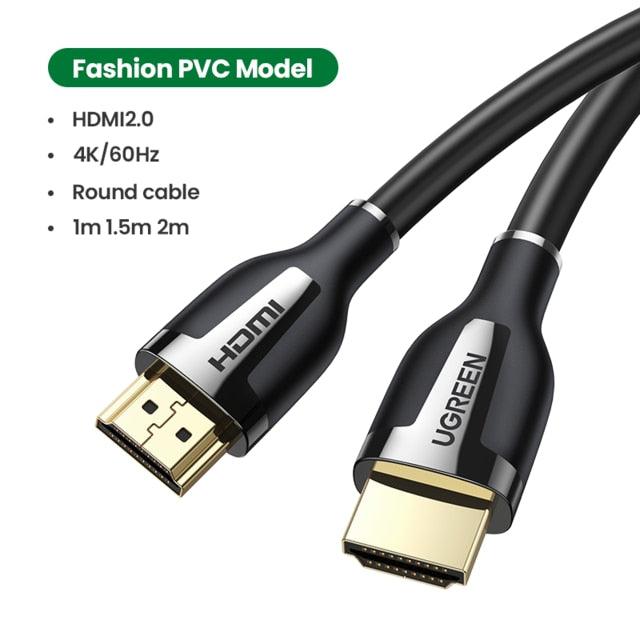 Black HDMI Cable 2.1 8K60Hz 4K120Hz HDMI Splitter HDR10 48Gbps Ultra High Speed 4K 120Hz Braided HDMI Cable Dynamic HDR Vision HDR 10 Compatible With UHD TV Gaming Console