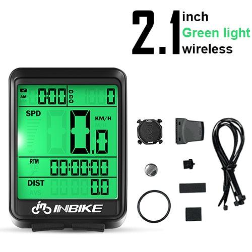 Lightweight Rainproof Bike Computer Bicycle Wireless Speedometer Odometer Cycling Watch LED Screen Measurable Backlight For Visibility At Night Auto On/Off Portable Multi-Function Design