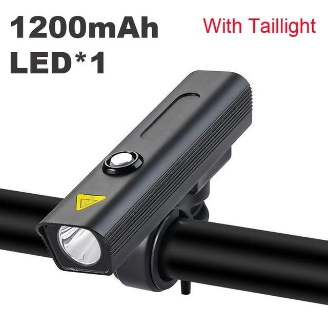 Bike Light USB Rechargeable 3000 Lumens Bike Headlight LED Super Bright Flashlight Front Lights And Back Rear Light Adjustable Lightness Waterproof And Large Capacity Battery 10000mAh