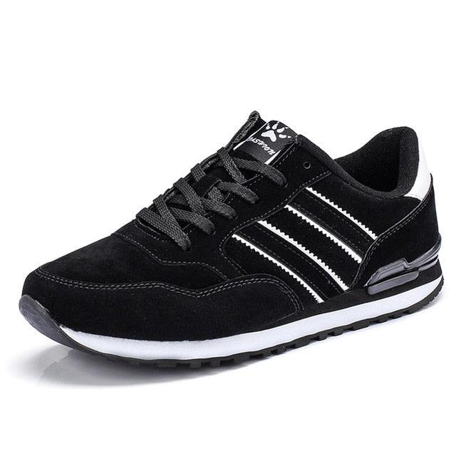 Blue Mens Casual Shoes Comfortable Sneakers Artificial Leather Male Spring Flats Trainers Outdoor Mens Casual Sports High Quality Sneaker Sport Walking Fashion Sneakers