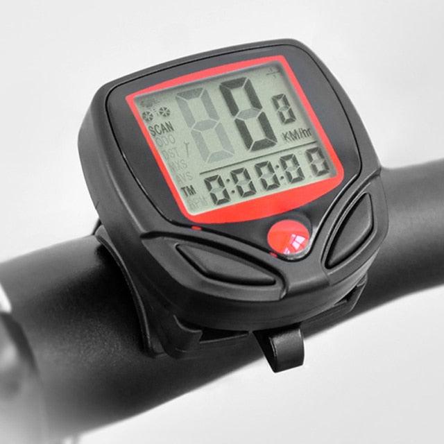 Multifunction Waterproof Wired Digital Bike Ride Speedometer Odometer Bicycle Cycling Speed Counter Table Bicycle Waterproof Cycling Computer Multifunction Odometer Stopwatch Riding Clock Wired Digital Backlight