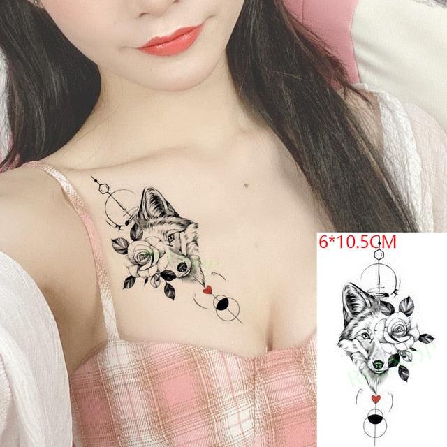 Elegant Black Waterproof Temporary Tattoo Stickers Moon Hill Modern Body Art Stickers Hand Foot High Quality For Womens - STEVVEX Beauty - 103, 3D Tattoo, Animal Tattoo, Arm Tattoo, Back Tattoo, Beauty, Black Tattoos, Body Tattoo, Fashion Tattoo, Flower Tattoo, Girls Tattoo, Men Tattoo, Mens Tattoo, Modern Tattoo, Party Tattoo, Realistic Tattoo, Stylish Tattoo, Tattoo, Waterproof Tattoo, Wolf Tattoo, Women Tattoo, Womens Tattoo - Stevvex.com