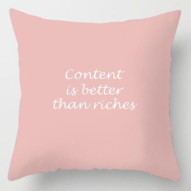 Pink Feather Pillowcase Decorative Sofa Cushion Case Bed Pillow Cover Soft Decorative Square Throw Pillow Cover Cushion Covers Pillow Case Home Decor Decorations for Sofa Couch Bed Chair Home Decor Car Cushion Cover Cute Pillow Case 45X45CM