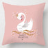 Pink Feather Pillowcase Decorative Sofa Cushion Case Bed Pillow Cover Soft Decorative Square Throw Pillow Cover Cushion Covers Pillow Case Home Decor Decorations for Sofa Couch Bed Chair Home Decor Car Cushion Cover Cute Pillow Case 45X45CM