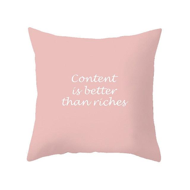 Pink Feather Pillowcase Decorative Sofa Cushion Case Bed Pillow Cover Soft Decorative Square Throw Pillow Cover Cushion Covers Pillow Case Home Decor Decorations for Sofa Couch Bed Chair Home Decor Car Cushion Cover Cute Pillow Case 45X45CM