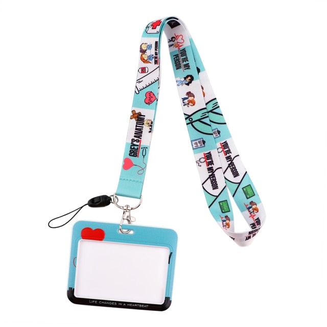 New Doctor Nurse Neck Strap Keychain Holder ID Card Pass Hang Rope Lanyard Key Chain ID Badge Holder Medical Student Gift