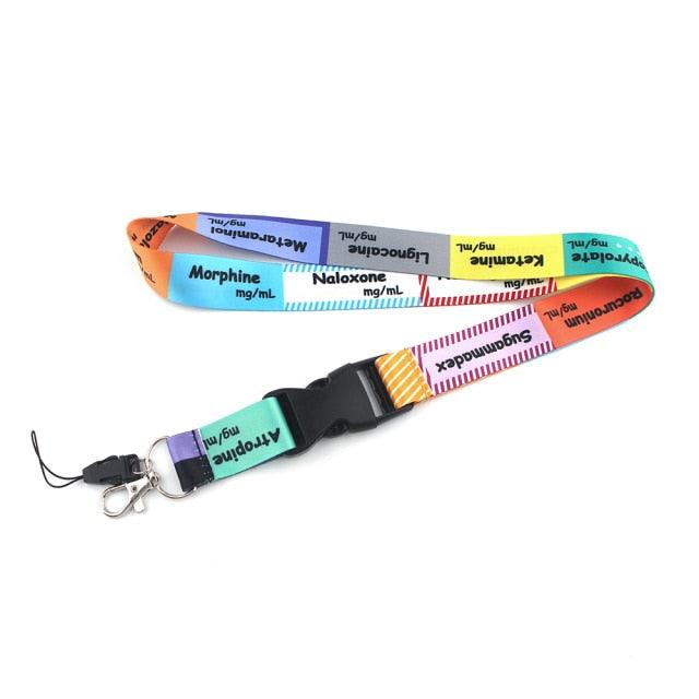 New Doctor Nurse Neck Strap Keychain Holder ID Card Pass Hang Rope Lanyard Key Chain ID Badge Holder Medical Student Gift