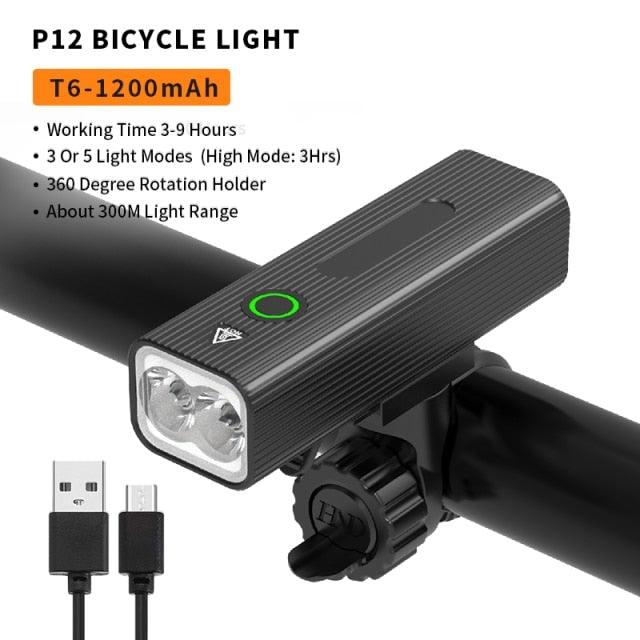 Bike Light USB Rechargeable Bicycle Light Headlight With Rear Taillight Flashlight Front Lamp Bicycle Light Set With Super Bright Headlights And Rear Lights Waterproof LED Bicycle Light Taillight Safety Lights For Cycling Camping