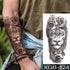 Elegant Black Waterproof Temporary Tattoo Sticker Lion Tiger Bear Flash Tattoos Leopard Wolf Colorful Big Tattoo Stickers For Mens Womens - STEVVEX Beauty - 103, 3D Tattoo, Animal Tattoo, Arm Tattoo, Back Tattoo, Beauty, Big Tattoo, Black Tattoos, Body Tattoo, Fashion Tattoo, Large Tattoo, Leg Tattoo, Lion Tattoo, Luxury Tattoo, Men Tattoo, Mens Tattoo, Realistic Tattoo, Tattoo, Tiger Tattoo, Waterproof Tattoo, Wolf Tattoo, Women Tattoo - Stevvex.com