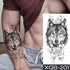 Elegant Black Waterproof Temporary Tattoo Sticker Lion Tiger Bear Flash Tattoos Leopard Wolf Colorful Big Tattoo Stickers For Mens Womens - STEVVEX Beauty - 103, 3D Tattoo, Animal Tattoo, Arm Tattoo, Back Tattoo, Beauty, Big Tattoo, Black Tattoos, Body Tattoo, Fashion Tattoo, Large Tattoo, Leg Tattoo, Lion Tattoo, Luxury Tattoo, Men Tattoo, Mens Tattoo, Realistic Tattoo, Tattoo, Tiger Tattoo, Waterproof Tattoo, Wolf Tattoo, Women Tattoo - Stevvex.com