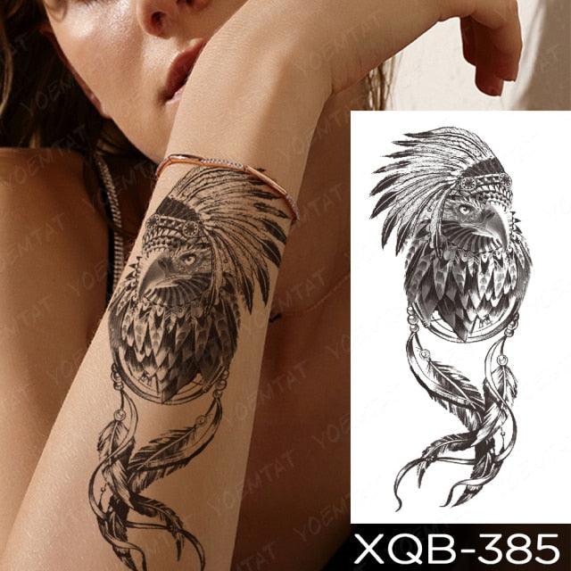 Elegant Black Waterproof Temporary Tattoo Sticker Lion Tiger Bear Flash Tattoos Leopard Wolf Colorful Big Tattoo Stickers For Mens Womens - STEVVEX Beauty - 103, 3D Tattoo, Animal Tattoo, Arm Tattoo, Back Tattoo, Beauty, Big Tattoo, Black Tattoos, Body Tattoo, Fashion Tattoo, Large Tattoo, Leg Tattoo, Lion Tattoo, Luxury Tattoo, Men Tattoo, Mens Tattoo, Realistic Tattoo, Tattoo, Tiger Tattoo, Waterproof Tattoo, Wolf Tattoo, Women Tattoo - Stevvex.com