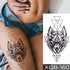 Elegant Black Waterproof Temporary Tattoo Sticker Lion Tiger Bear Flash Tattoos Leopard Wolf Colorful Big Tattoo Stickers For Mens Womens - STEVVEX Beauty - 103, 3D Tattoo, Animal Tattoo, Arm Tattoo, Back Tattoo, Beauty, Big Tattoo, Black Tattoos, Body Tattoo, Fashion Tattoo, Large Tattoo, Leg Tattoo, Lion Tattoo, Luxury Tattoo, Men Tattoo, Mens Tattoo, Realistic Tattoo, Tattoo, Tiger Tattoo, Waterproof Tattoo, Wolf Tattoo, Women Tattoo - Stevvex.com