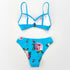 Push Up Floral Bikini Sets Women Two Pieces Swimsuits Women's Bathing Suits Push Up Halter Bandage Bikini Floral Printing Swim Bottoms Two Piece Swimsuits New Girl Beach Bathing Suits Swimwear