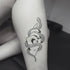 Elegant Waterproof Tattoo Sticker Sun Moon Fake Tatto Fashion Moon Temporary Fun Sun Wave Magic Tatoos For Womens Mens