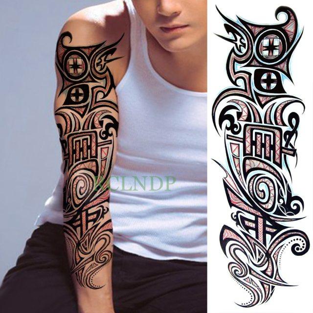 Extra Large Full Arm Leg Body Hand Waterproof Fake Tattoo Stickers Temporary Realistic Black Modern Mens Tattoo - STEVVEX Beauty - 103, 3D Tattoo, Arm Tattoo, Back Tattoo, Big Tattoo, Black Tattoos, Body Tattoo, Fashion Tattoo, Large Black Tattoo, Large Tattoo, Leg Tattoo, Lion Tattoo, Luxury Tattoo, Men Tattoo, Mens Tattoo, Modern Tattoo, Spider Tattoo, Stylish Tattoo, Tattoo, Waterproof Tattoo - Stevvex.com