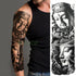 Extra Large Full Arm Leg Body Hand Waterproof Fake Tattoo Stickers Temporary Realistic Black Modern Mens Tattoo - STEVVEX Beauty - 103, 3D Tattoo, Arm Tattoo, Back Tattoo, Big Tattoo, Black Tattoos, Body Tattoo, Fashion Tattoo, Large Black Tattoo, Large Tattoo, Leg Tattoo, Lion Tattoo, Luxury Tattoo, Men Tattoo, Mens Tattoo, Modern Tattoo, Spider Tattoo, Stylish Tattoo, Tattoo, Waterproof Tattoo - Stevvex.com