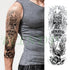 Extra Large Full Arm Leg Body Hand Waterproof Fake Tattoo Stickers Temporary Realistic Black Modern Mens Tattoo - STEVVEX Beauty - 103, 3D Tattoo, Arm Tattoo, Back Tattoo, Big Tattoo, Black Tattoos, Body Tattoo, Fashion Tattoo, Large Black Tattoo, Large Tattoo, Leg Tattoo, Lion Tattoo, Luxury Tattoo, Men Tattoo, Mens Tattoo, Modern Tattoo, Spider Tattoo, Stylish Tattoo, Tattoo, Waterproof Tattoo - Stevvex.com