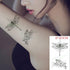 Elegant Waterproof Temporary Tattoo Sticker Cat Fox Flash Tatoo Neck Hand Modern Tattoo Stickers Butterflies Cats For Womens