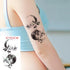 Elegant Waterproof Temporary Tattoo Sticker Cat Fox Flash Tatoo Neck Hand Modern Tattoo Stickers Butterflies Cats For Womens