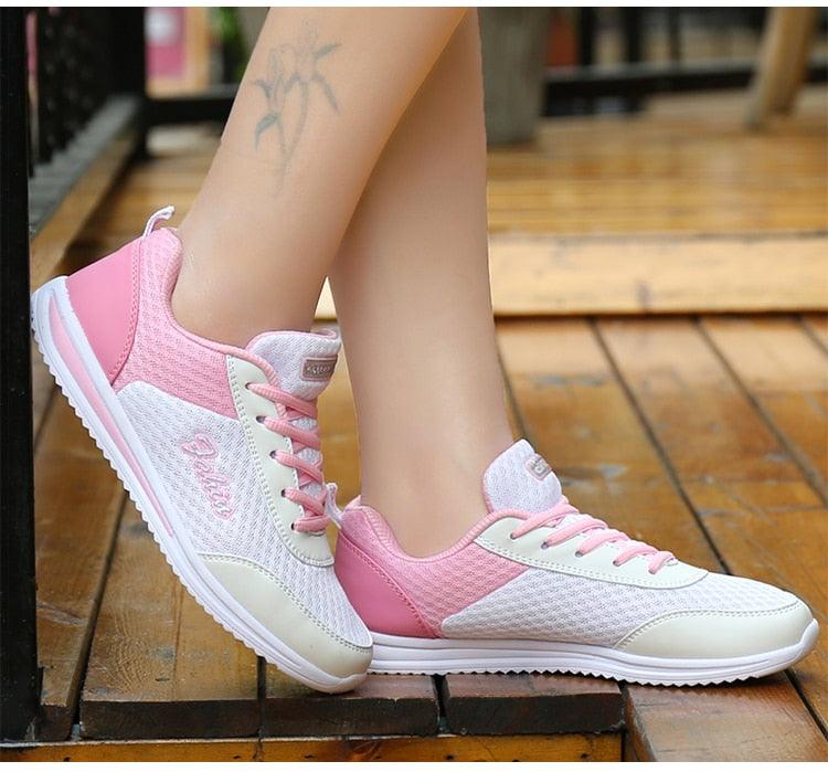 New Womans Purple Casual Sneakers Breathable Women Shoes Mesh Women Chunky Sneakers Walking Running Tennis Gym Shoes For Women Non Slip Sneakers