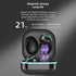 Sports Black Headphones Wireless Wearable Music Player Built-in Memory Sweatproof  WaterproofWireless Bluetooth Headphones 5.1 Gaming Headset In Ear HiFi Sports Noise Cancel Earphone For Smartphones LED Display For Sports Running Workout