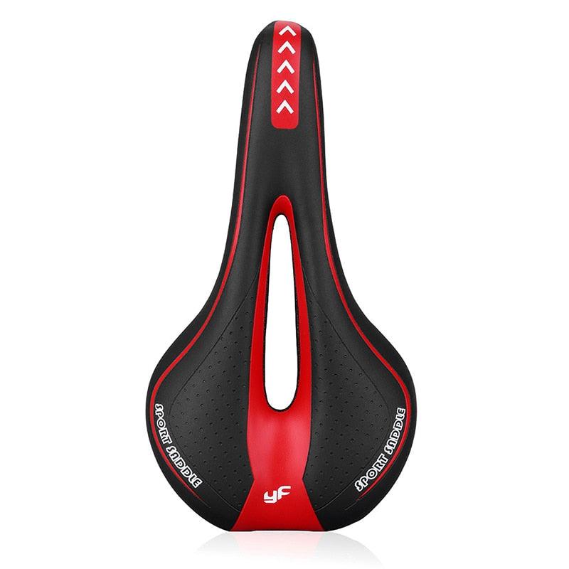 1 PCS Comfort Gel Bicycle Seat Soft Road Mountain Bike Saddle Comfortable Bicycle Seat Gel Waterproof Bike Saddle With Central Relief Zone And Ergonomics Design For Mountain Bikes Road Bikes