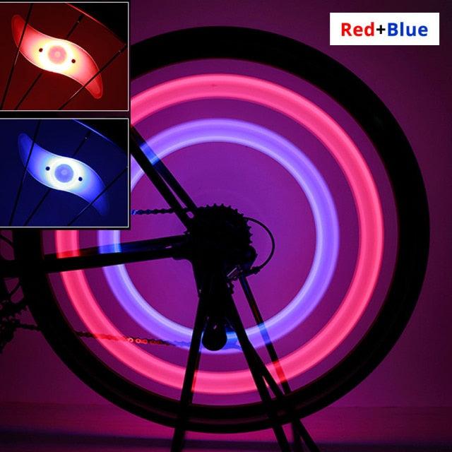 Waterproof Bicycle Spoke Light 3 Lighting Mode LED Bike Wheel Warning Light Colorful LED Bike Wheel Light Waterproof Easy Install Bicycles Wheel Spoke LED Lights With 3 Modes For Bicycle Present For Kids Teens Boys Girls Men Women