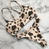 Leopard Bikini Women Swimwear Female Swimsuit Women Two Pieces Scalloped Bikini Set Swimsuits  Bathing Suit Two-pieces Bikini Set Bather Bathing Suit